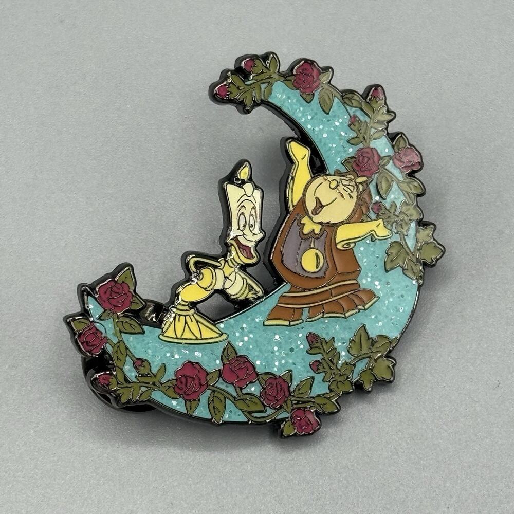 Loungefly Disney Sidekick Moon Blind Box Enamel Pin LUMIERE & COGWORTH New Open
